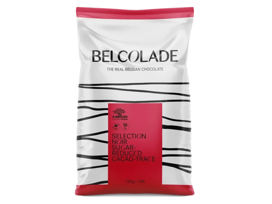 Belcolade Suikervrij/suikerarm Belcolade Selection Noir 40 % sugar reduced Cacao-Trace 15 kg Belcolade Selection Noir 40 % sugar reduced Cacao-Trace 15 kg/Bestel eenvoudig online/Anisana