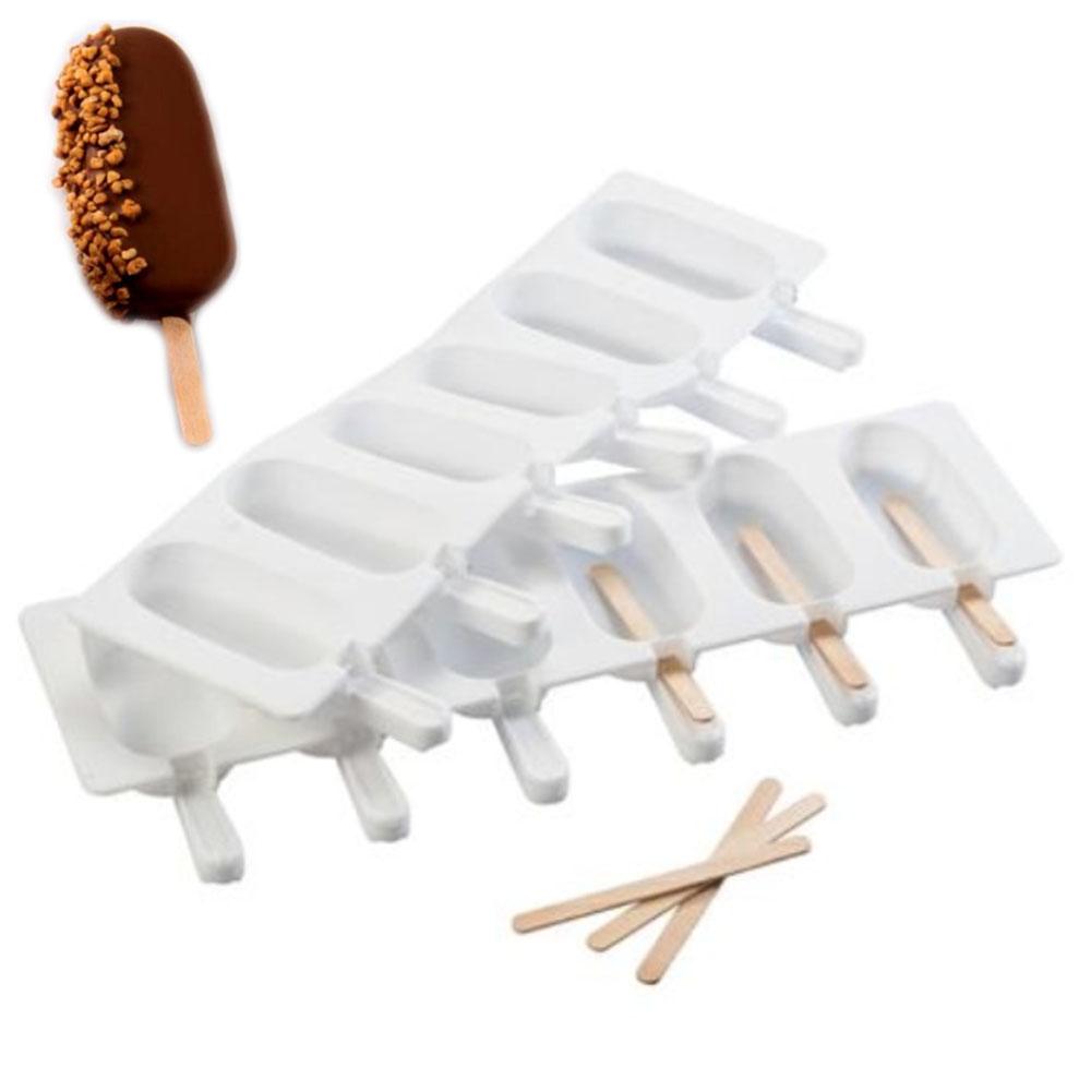 Silicone ice cream online moulds